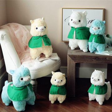 Cute Cloak Alpaca Plush Toy